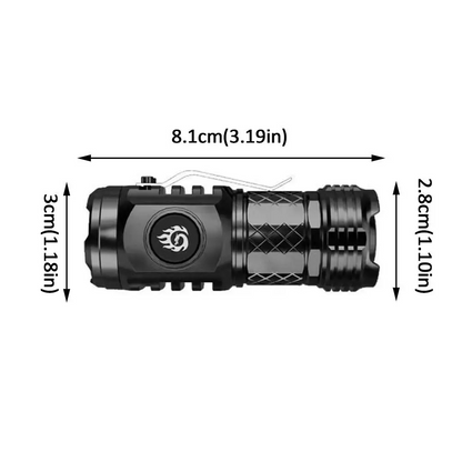 Mini Flashlight Strong Light Rechargeable