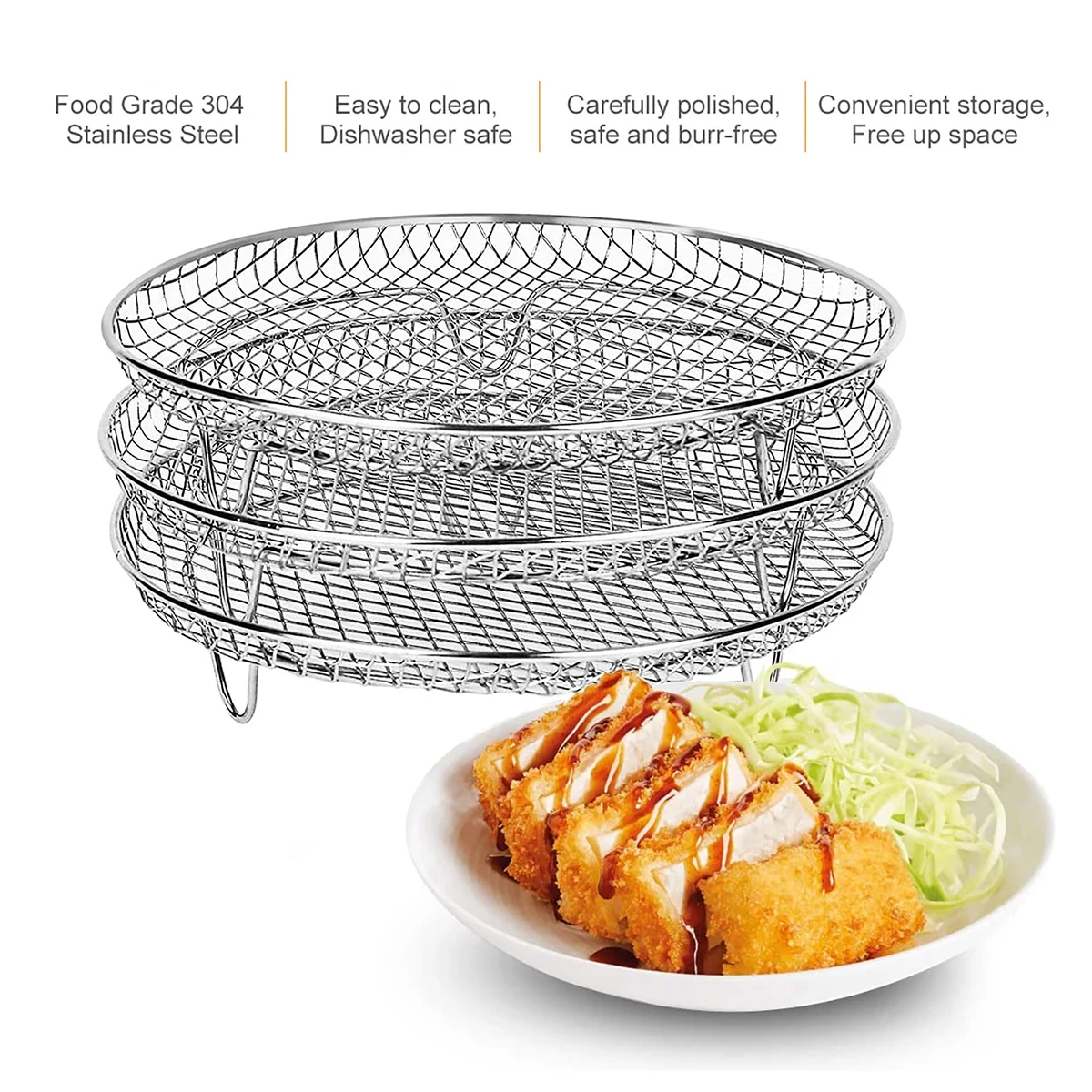 3-layers Air Fryer Rack