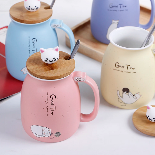 450ml Ceramics Cat Mug