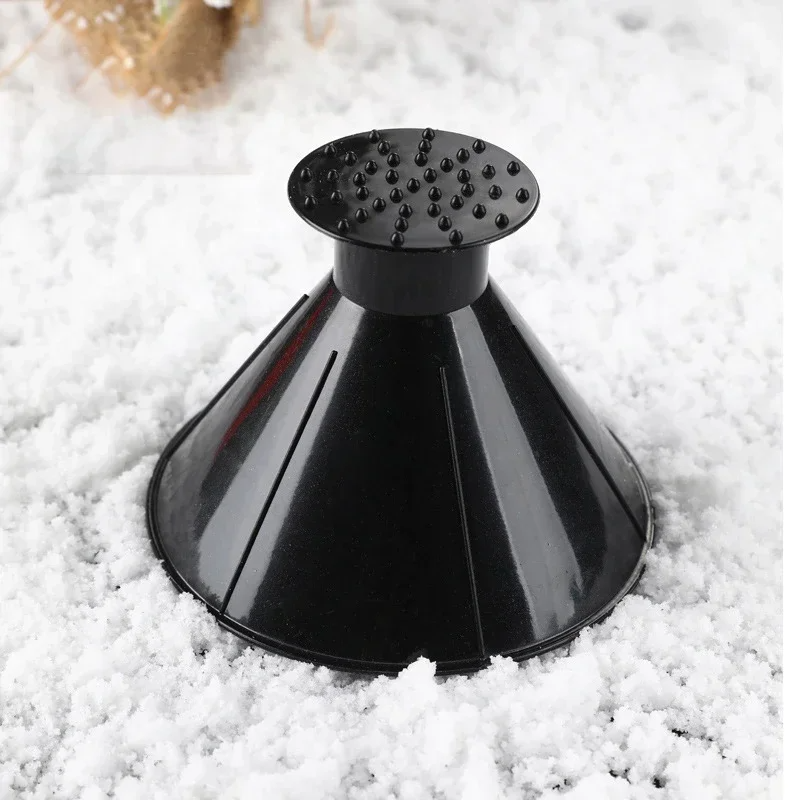 Car Snow/Ice Scraper And Oil Funnel