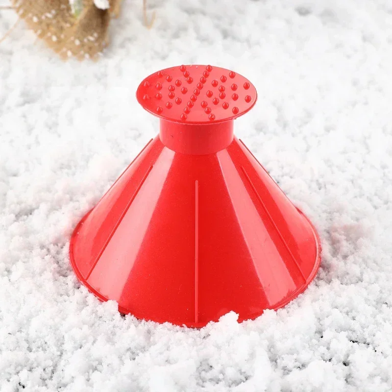 Car Snow/Ice Scraper And Oil Funnel