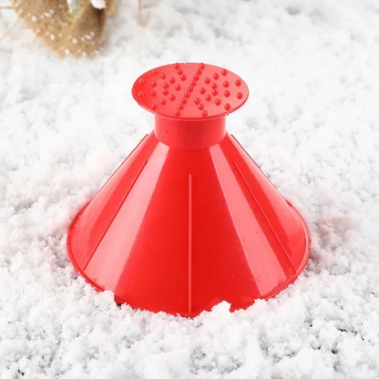 Car Snow/Ice Scraper And Oil Funnel