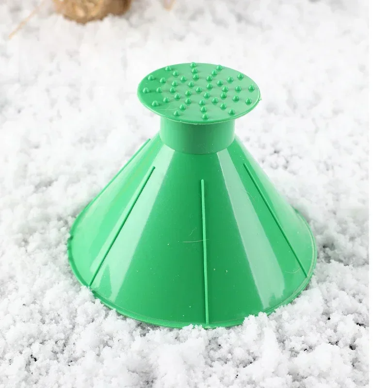 Car Snow/Ice Scraper And Oil Funnel