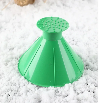 Car Snow/Ice Scraper And Oil Funnel