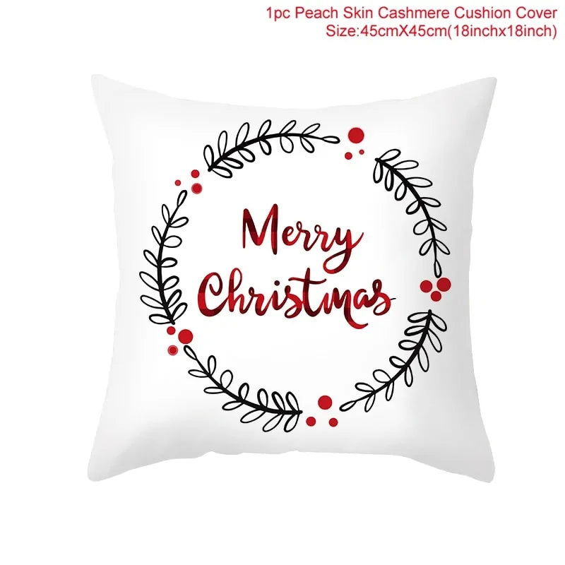 Cartoon Christmas Pillow Cover