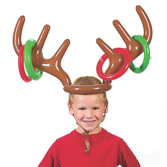 Christmas Inflatable Reindeer Antlers Game Toy