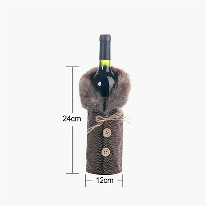 Christmas Wine Bottle Cover