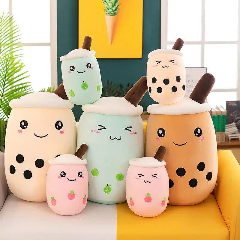 20-25CM Real-Life Bubble Tea Plush Toy