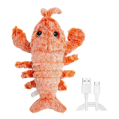 Electric Dancing Moving Floppy Lobster Pet Toy