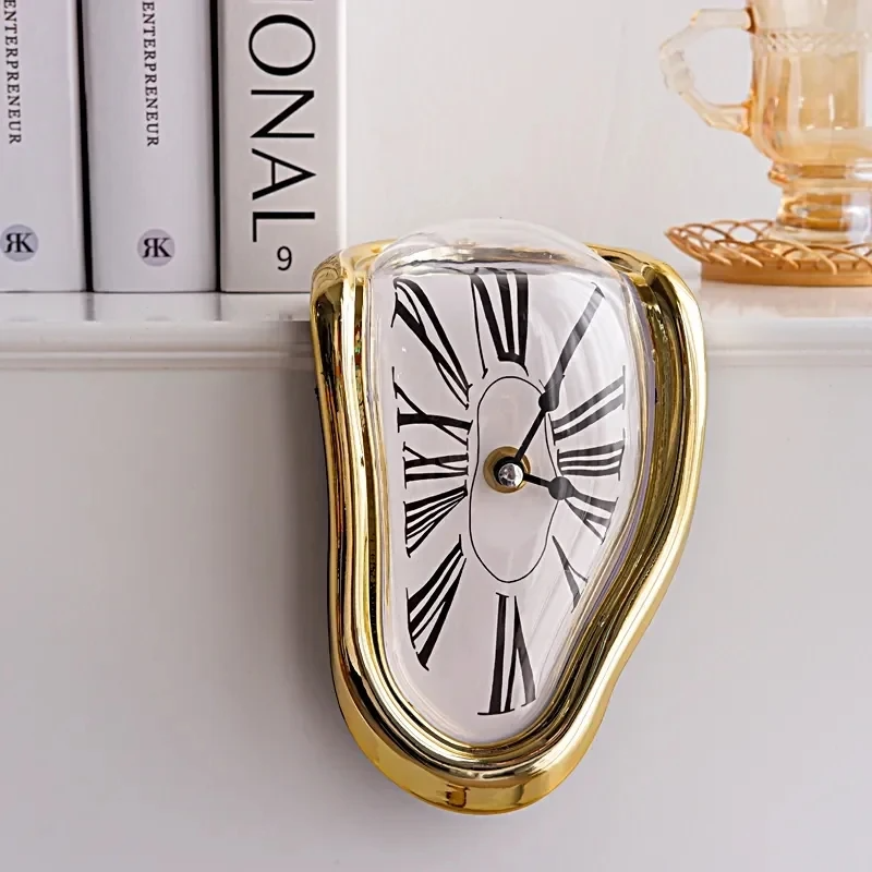 Melting Distorted Wall Clocks