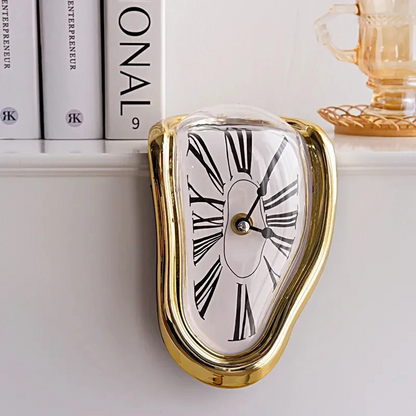 Melting Distorted Wall Clocks