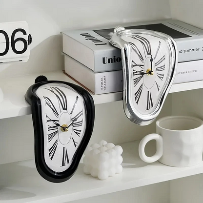 Melting Distorted Wall Clocks