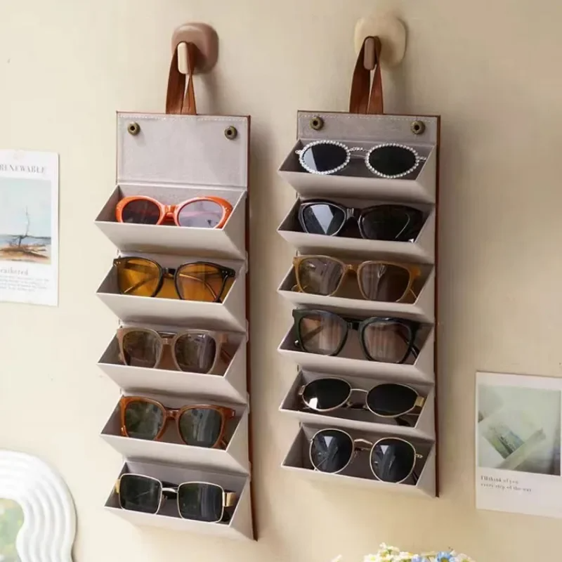 Portable Multi-Slot Glasses Organizer