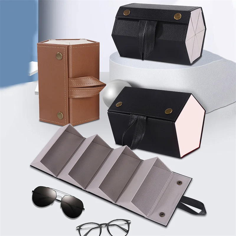 Portable Multi-Slot Glasses Organizer