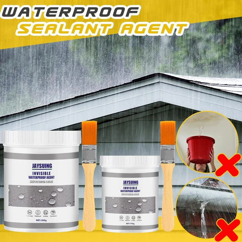 Waterproof Transparent Coating Sealant Agent With Brush