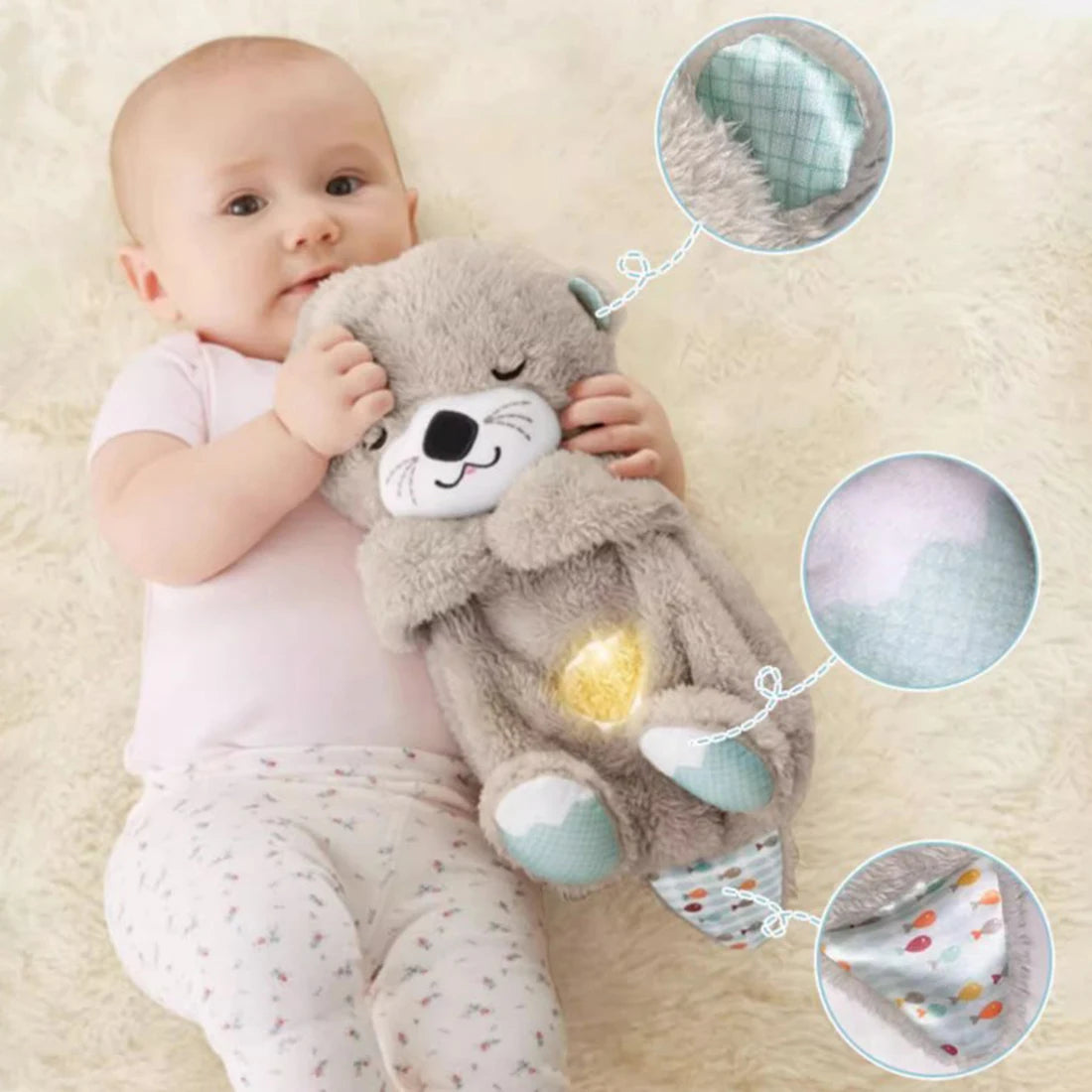 Breathing Plush Toy for Soothing Sleep