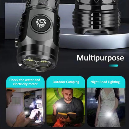 Mini Flashlight Strong Light Rechargeable