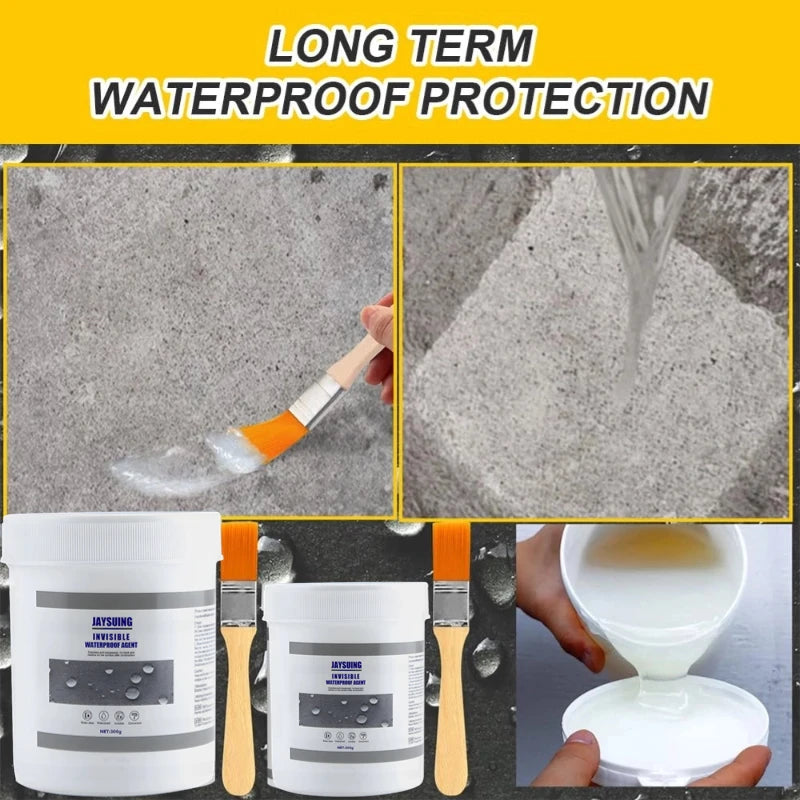 Waterproof Transparent Coating Sealant Agent With Brush