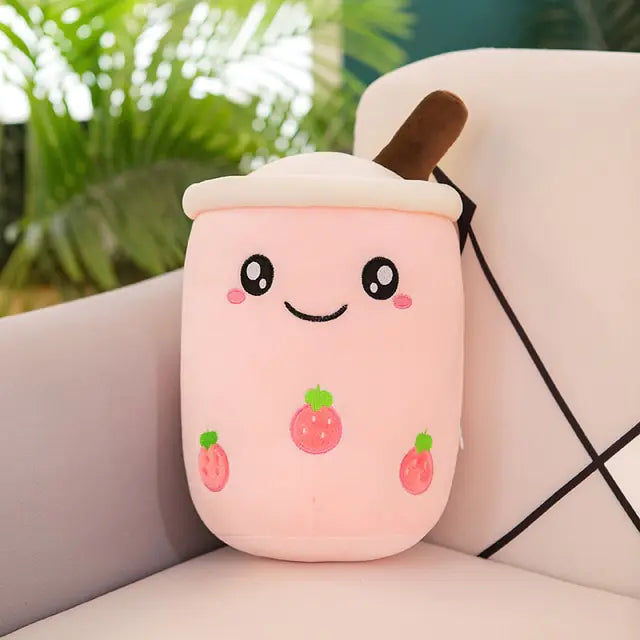 20-25CM Real-Life Bubble Tea Plush Toy