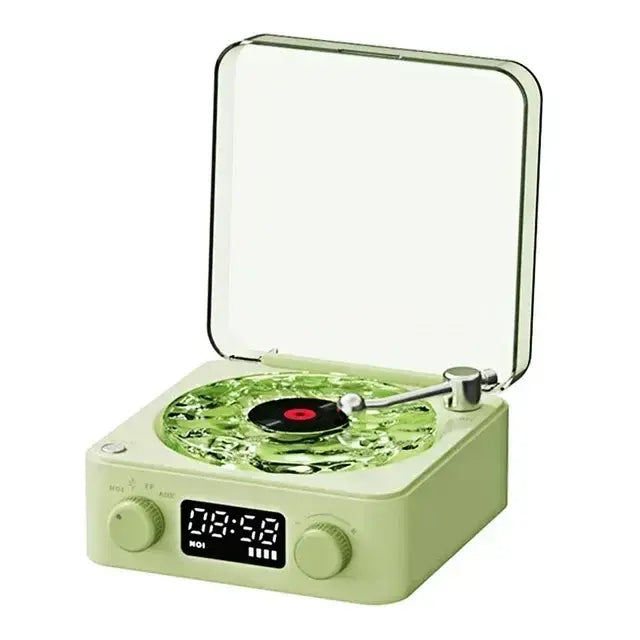 Mini Retro Bluetooth Speaker with Ambient Light and White Noise