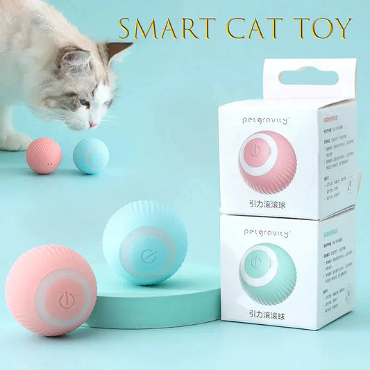 Smart Cat Toy Automatic Rolling Ball