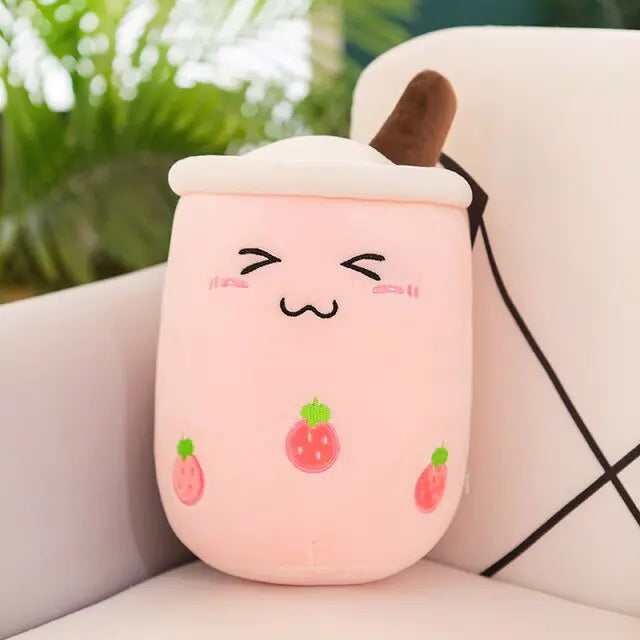 20-25CM Real-Life Bubble Tea Plush Toy