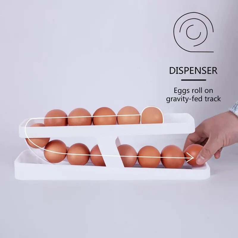 Scrolling Egg Rack Holder